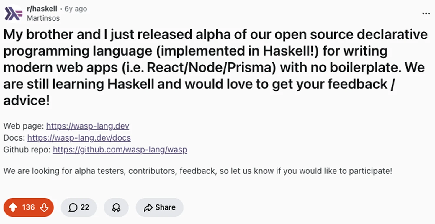 Haskell love meme